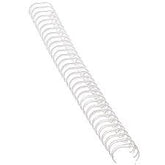 Fellowes 3:1 Metal Wire 8Mm White - Al Masam Stationery LLC